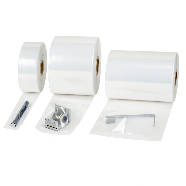 Imagen de 3 bobinas de tubo para envasar de distintos tamaños